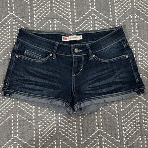 Levi's Junior’s Deep Indigo Jean Shorts